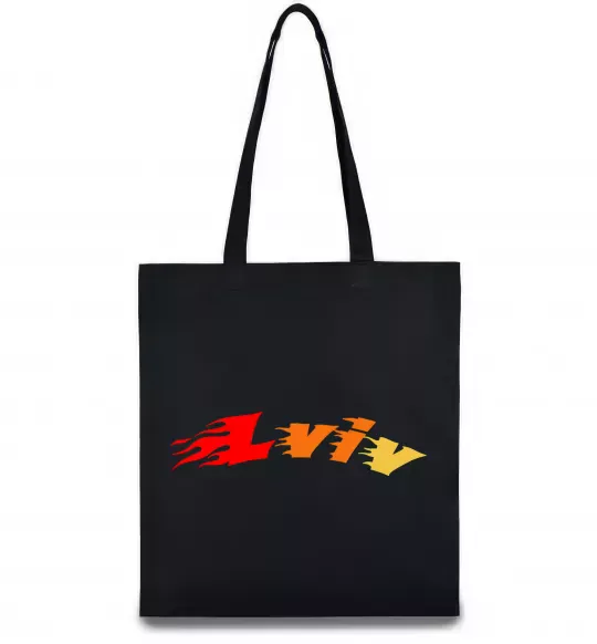 Еко-сумка Fire Lviv Чорний фото