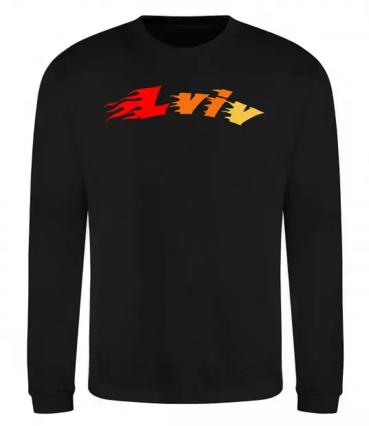 Світшот Fire Lviv Чорний фото