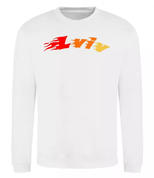 Світшот Fire Lviv Білий фото