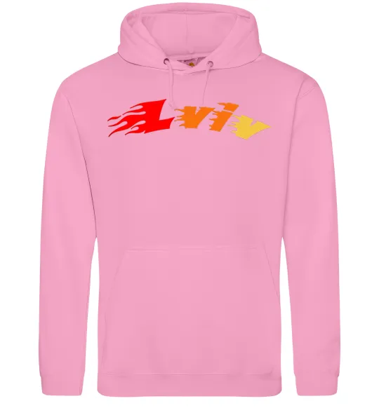 Мужская толстовка (худи) Fire Lviv Розовый фото