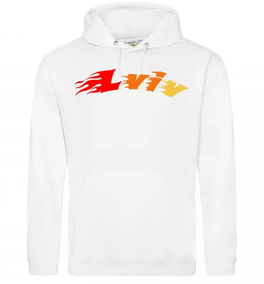 Мужская толстовка (худи) Fire Lviv Белый фото