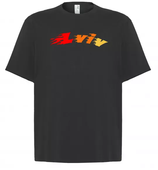 Футболка Оверсайз Fire Lviv Черный фото