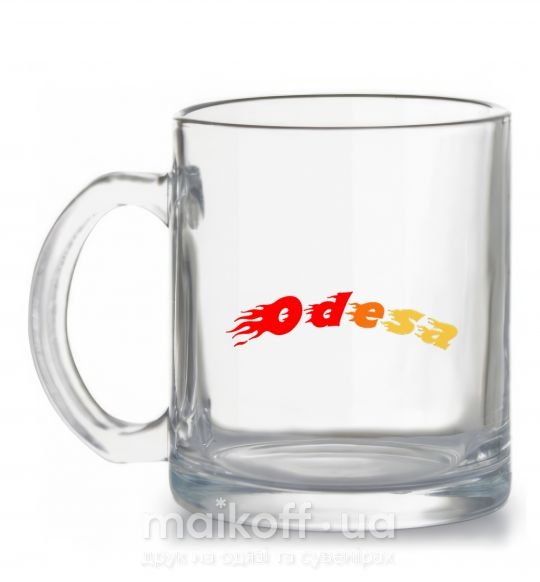 Чашка скляна Fire Odesa Прозорий фото