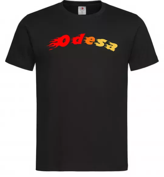 Чоловіча футболка Fire Odesa Чорний фото