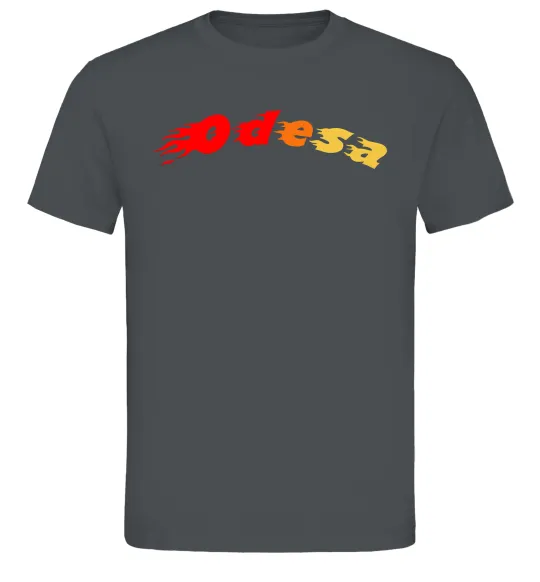 Чоловіча футболка Fire Odesa Графіт фото