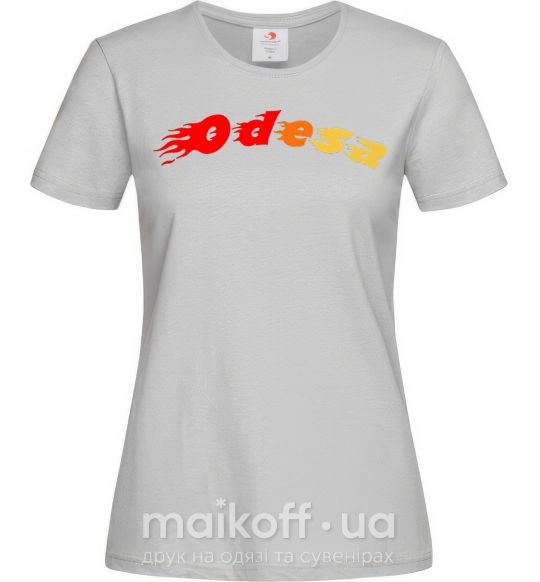 Женская футболка Fire Odesa Серый фото