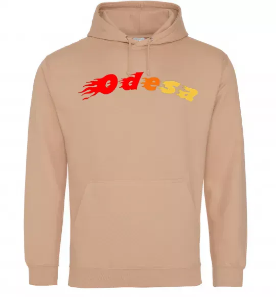 Чоловіча толстовка (худі) Fire Odesa Пісочний фото