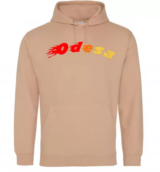 Женская толстовка (худи) Fire Odesa Песочный фото