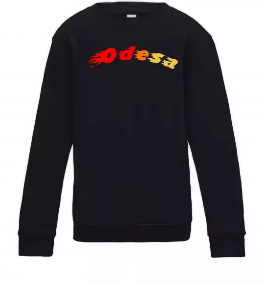 Дитячий світшот Fire Odesa Чорний фото