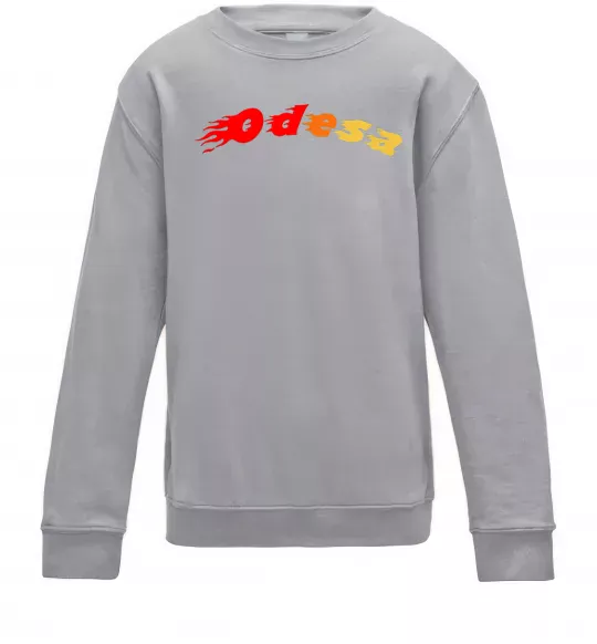 Дитячий світшот Fire Odesa Сірий меланж фото