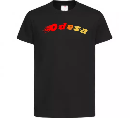 Детская футболка Fire Odesa Черный фото