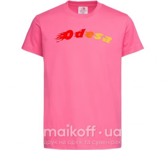 Дитяча футболка Fire Odesa Яскраво-рожевий фото