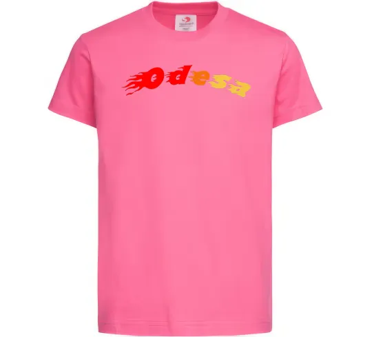 Детская футболка Fire Odesa Ярко-розовый фото