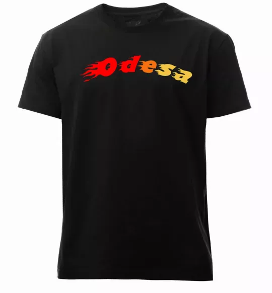 Мужская премиум футболка Fire Odesa Черный фото
