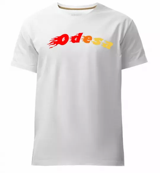 Мужская премиум футболка Fire Odesa Белый фото
