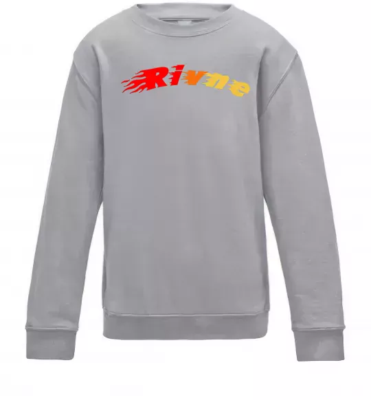 Детский Свитшот Fire Rivne Серый меланж фото