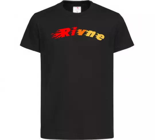 Детская футболка Fire Rivne Черный фото