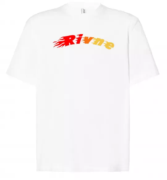 Футболка Оверсайз Fire Rivne Белый фото