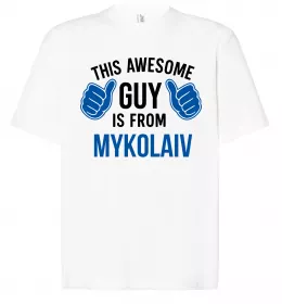 Футболка Оверсайз Mykolaiv Vintage Co Білий фото Футболка Оверсайз Mykolaiv Vintage Co Білий фото