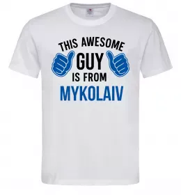 Чоловіча футболка Mykolaiv Ukraine Лимонний фото