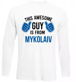 Лонгслів Mykolaiv Ukraine Білий фото