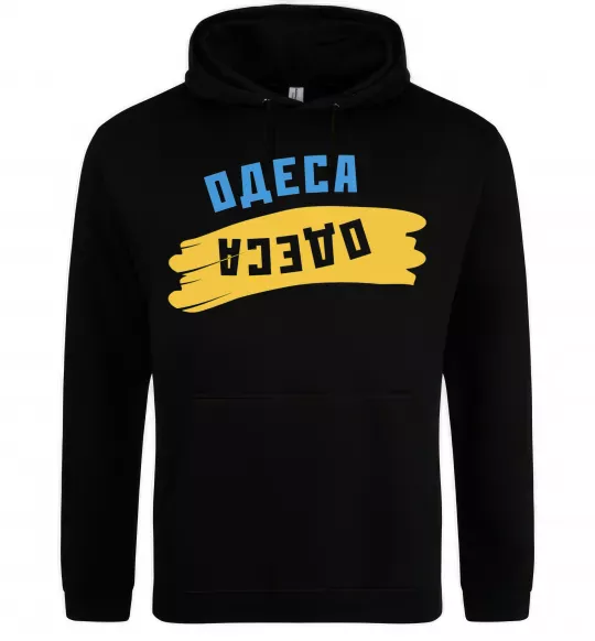 Жіноча толстовка (худі) Одеса прапор Чорний фото