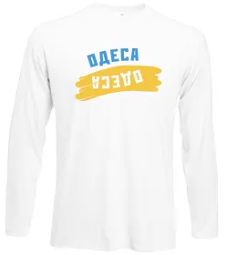 Лонгслив Odesa Ukraine Белый фото Лонгслив Odesa Ukraine Белый фото