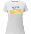 Жіноча преміум футболка Львів прапор Білий фото