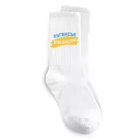 Носки Луганськ прапор Белый фото