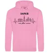 Чоловіча толстовка (худі) Моє рідне місто Харків Рожевий фото