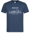 Мужская футболка Моє рідне місто Миколаїв Темно-синий фото