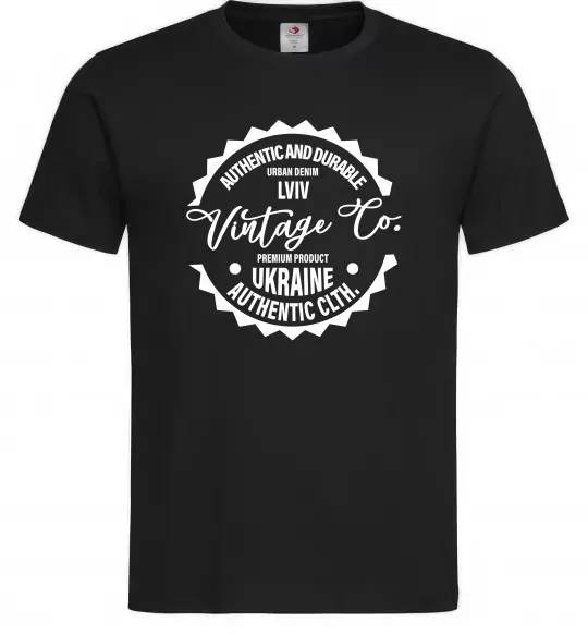 Чоловіча футболка Lviv Vintage Co Чорний фото