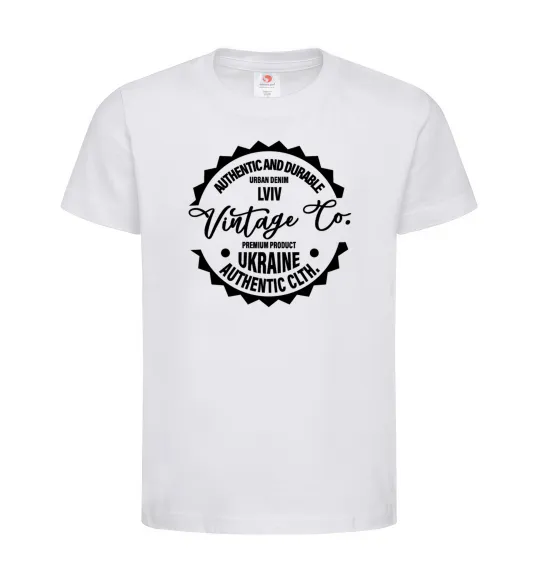 Детская футболка Lviv Vintage Co Белый фото