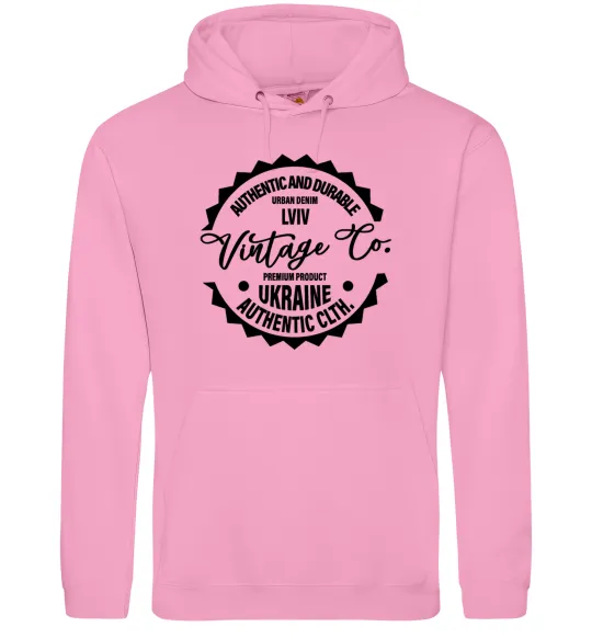 Мужская толстовка (худи) Lviv Vintage Co Розовый фото