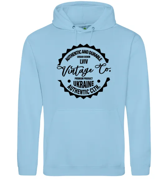 Женская толстовка (худи) Lviv Vintage Co Голубой фото