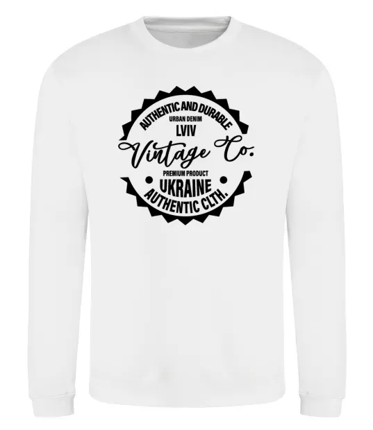 Свитшот Lviv Vintage Co Белый фото