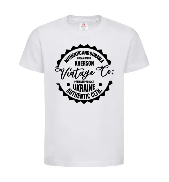 Детская футболка Kherson Vintage Co Белый фото
