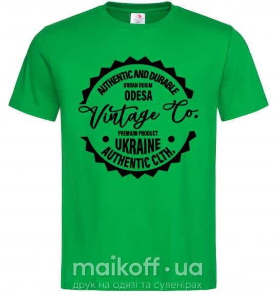 Мужская футболка Odesa Vintage Co Зеленый фото