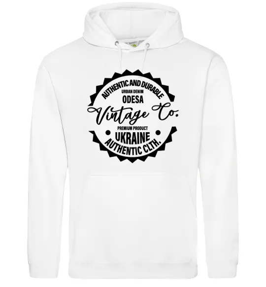 Женская толстовка (худи) Odesa Vintage Co Белый фото
