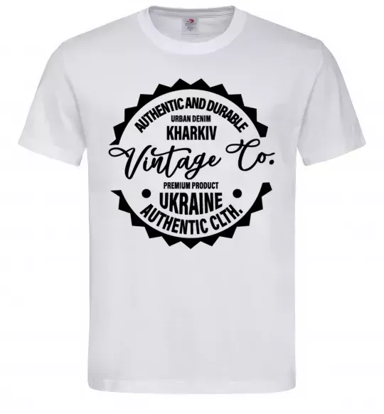 Чоловіча футболка Kharkiv Vintage Co Білий фото