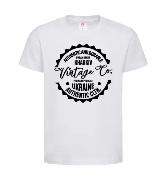 Детская футболка Kharkiv Vintage Co Белый фото