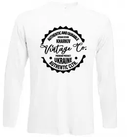 Лонгслів Харків райони Білий фото