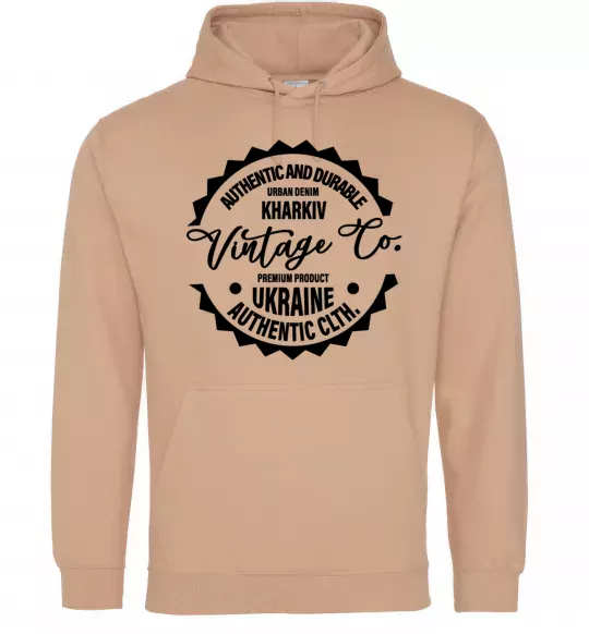 Жіноча толстовка (худі) Kharkiv Vintage Co Пісочний фото