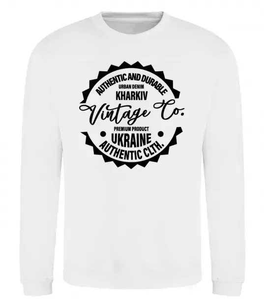 Свитшот Kharkiv Vintage Co Белый фото