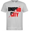 Чоловіча футболка Dnipro city Сірий фото
