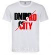 Чоловіча футболка Dnipro city Білий фото