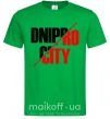 Мужская футболка Dnipro city Зеленый фото