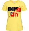 Женская футболка Dnipro city Лимонный Женская футболка Dnipro city Лимонный фото
