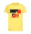 Дитяча футболка Dnipro city Лимонний фото