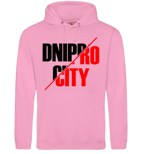 Мужская толстовка (худи) Dnipro city Розовый фото